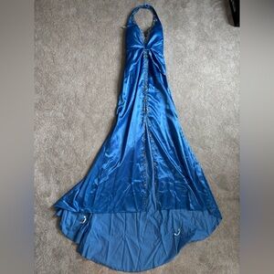 Precious Formals Blue Evening Gown